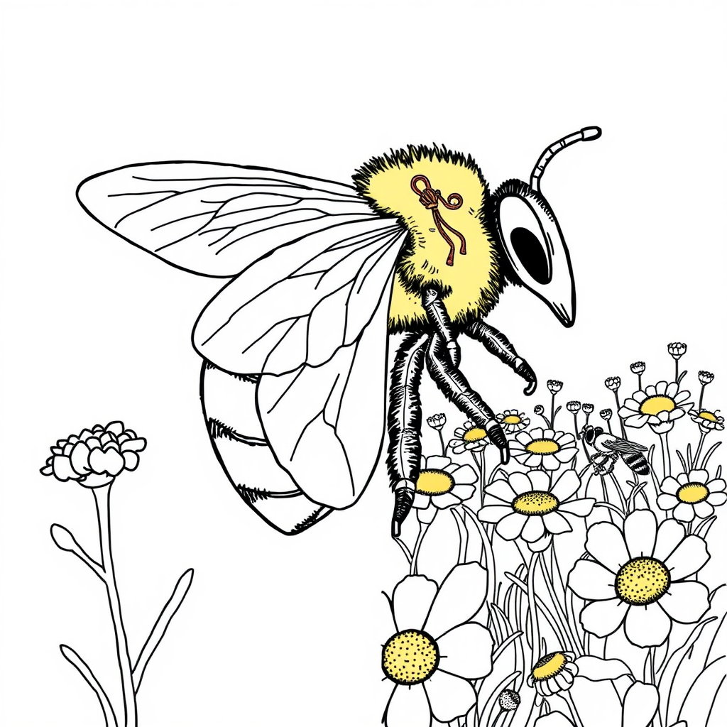 Hardworking_bee_collecting_nectar_illustration_0001